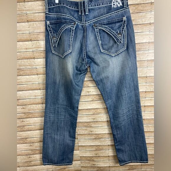 Antique Rivet Jeans 38x32 - Picture 1 of 5